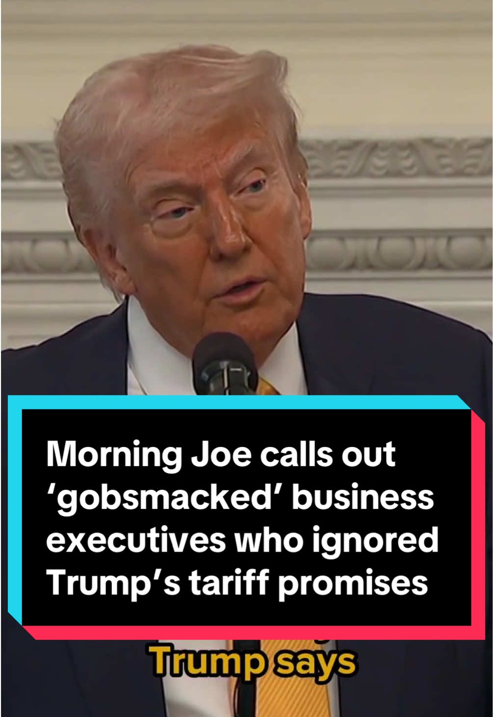 Wall Street is reeling from Trump’s 25% tariffs on steel and aluminum, triggering countermeasures from global trade partners and investor panic. #MorningJoe’s Joe Scarborough and Mika Brzezinski share their two cents, say business leaders were warned about Trump’s economic wrecking ball: “You messed around and found out.” #news  #trump  #business  #money  #economy 