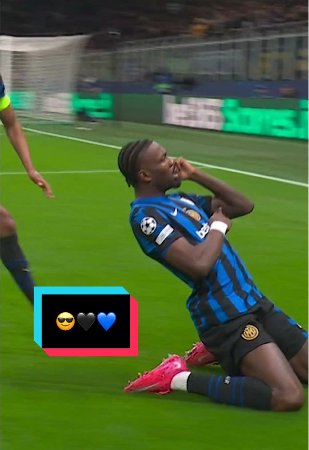 Thuram following the 3S rule 👉 Shoot ☄️ Score ⚽ Slide 😎  #ForzaInter #UCL #InterFeyenoord #TikTokCalcio #TikTokFootball #TikTokFutbol #Calcio #Football #Futbol