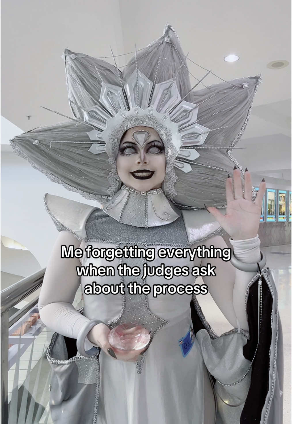 Why am i like this. 😭🤣 #cosplaycontest #whitediamond #stevenuniverse #grind #cosplaycompetition 