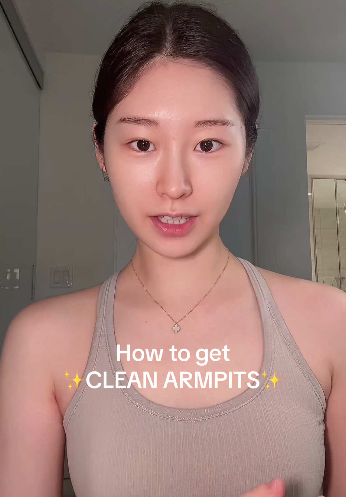 How to get bright + clean armpits✨ #kbeauty #SelfCare #skincare #armpitscare #girlthings 