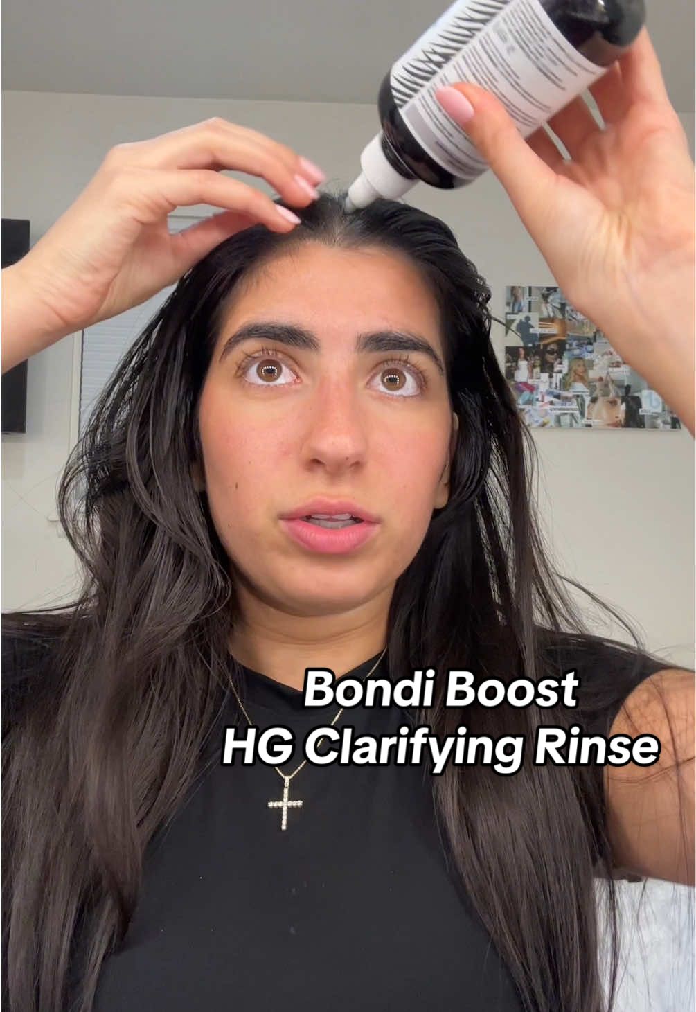 The @BondiBoost HG Clarifying Rinse has genuinely done my scalp WONDERS🤌🏽✨ #bondiboost #hair #hairtok #cleanhair #haircare #scalp #scalpcare 