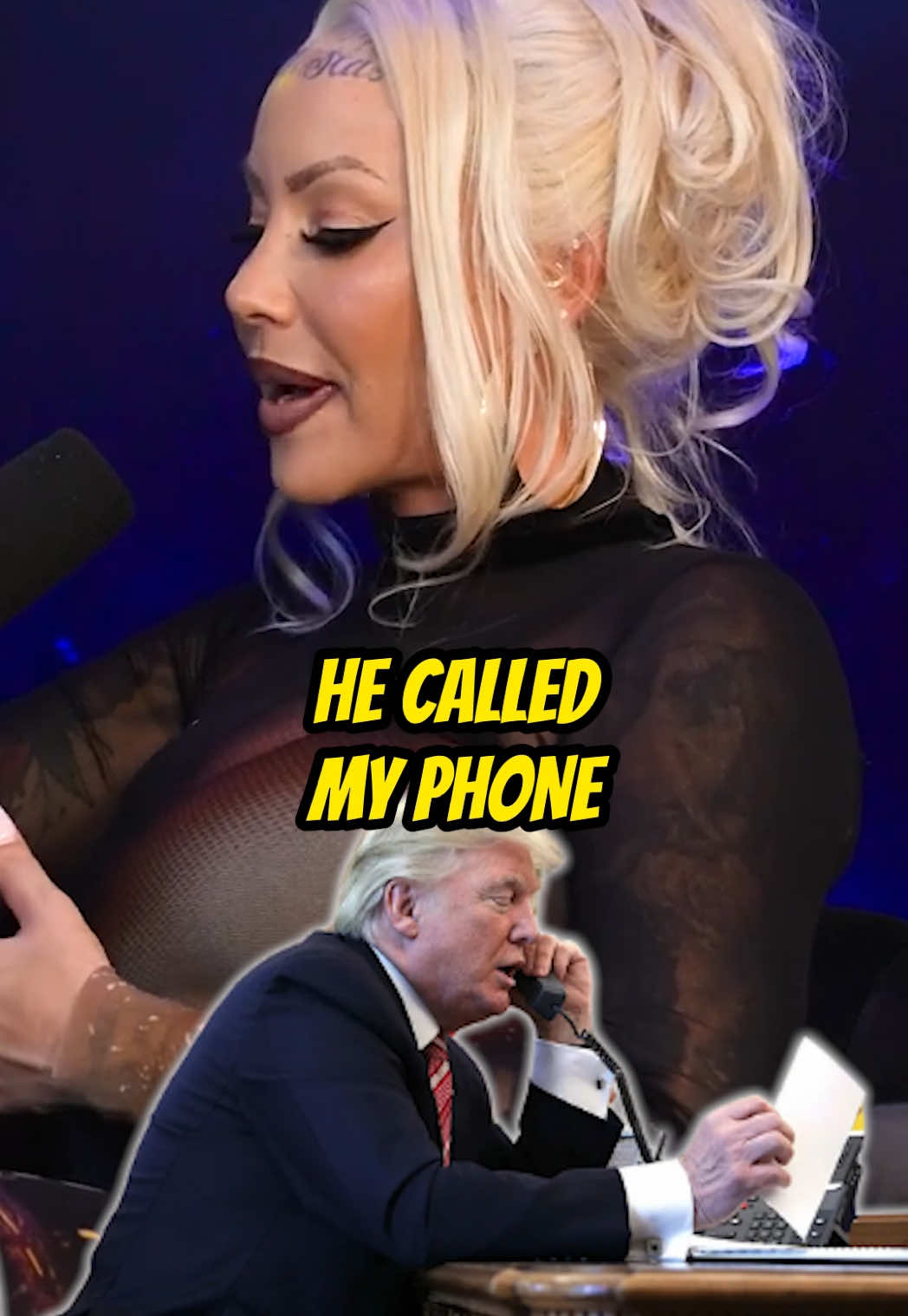 Donald Trump Called Amber Rose  #fyp #viral #bradleymartyn #amberrose #trump 