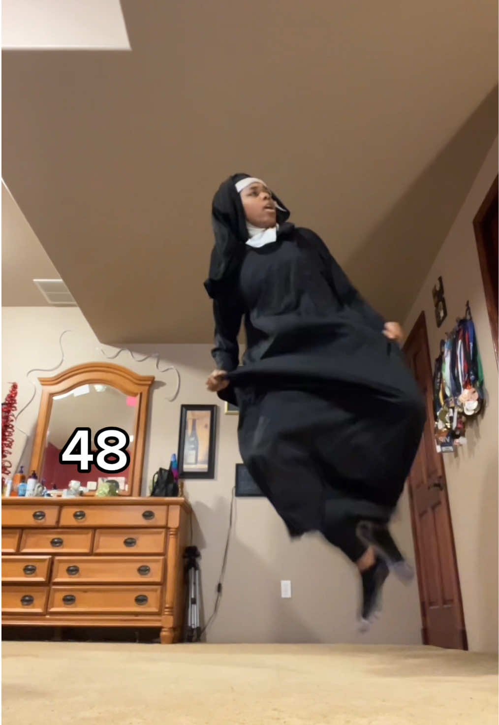 Thought it was cool to see ppl having the “abrillity” to try my consecutive heel clicks on my last video so here’s an extended version 🙂‍↕️ #dance #dancing #dancevideo #dancechallenge #heelclick #funny #nun #ibelieve #dancechallenge 