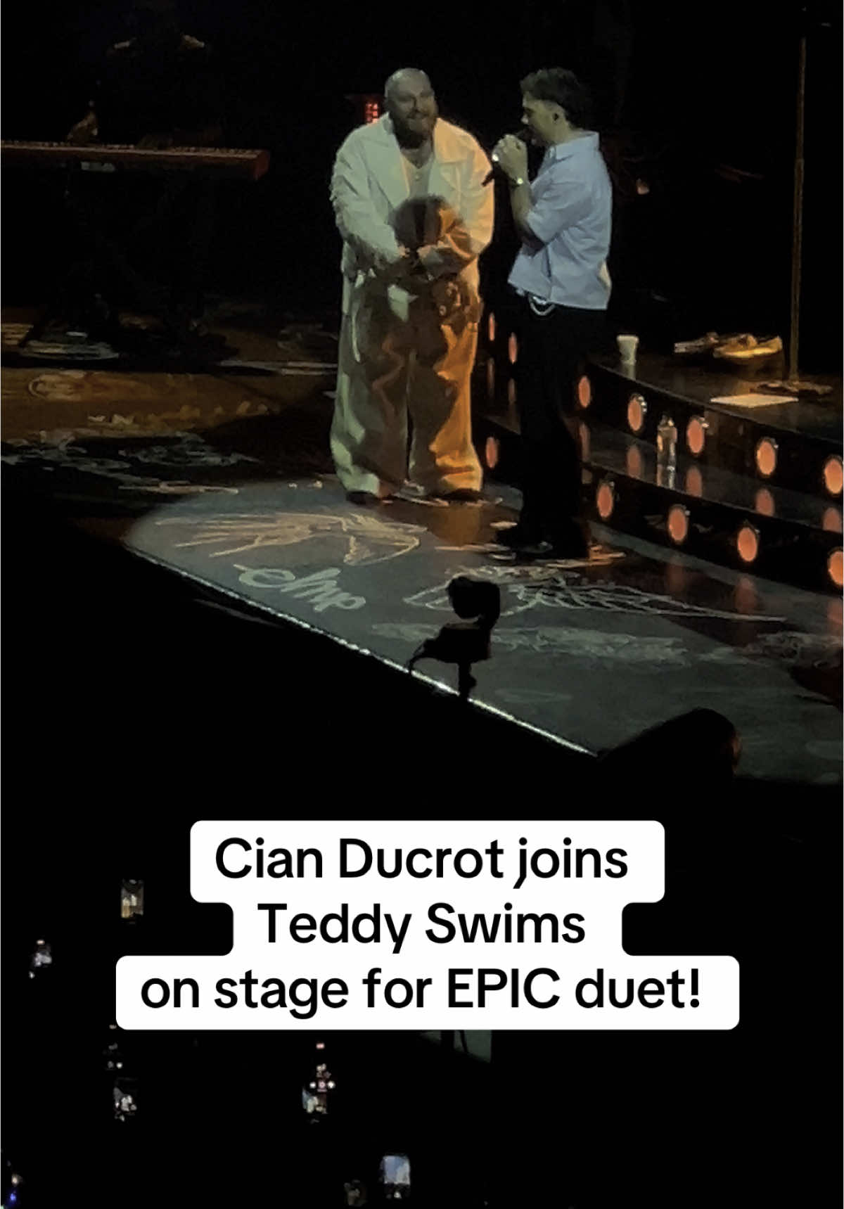 Cian Ducrot joins Teddy Swims  on stage for EPIC duet! 🇮🇪  #teddyswims #cianducrot #concert #music #gig #ireland 