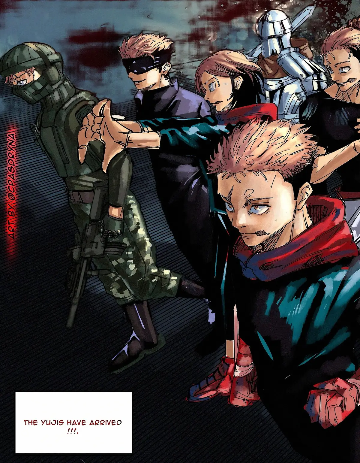 Art by @cpasDryNa Colored by @Phantomosis  #anime #manga #jujutsukaisen #itadoriyuuji 