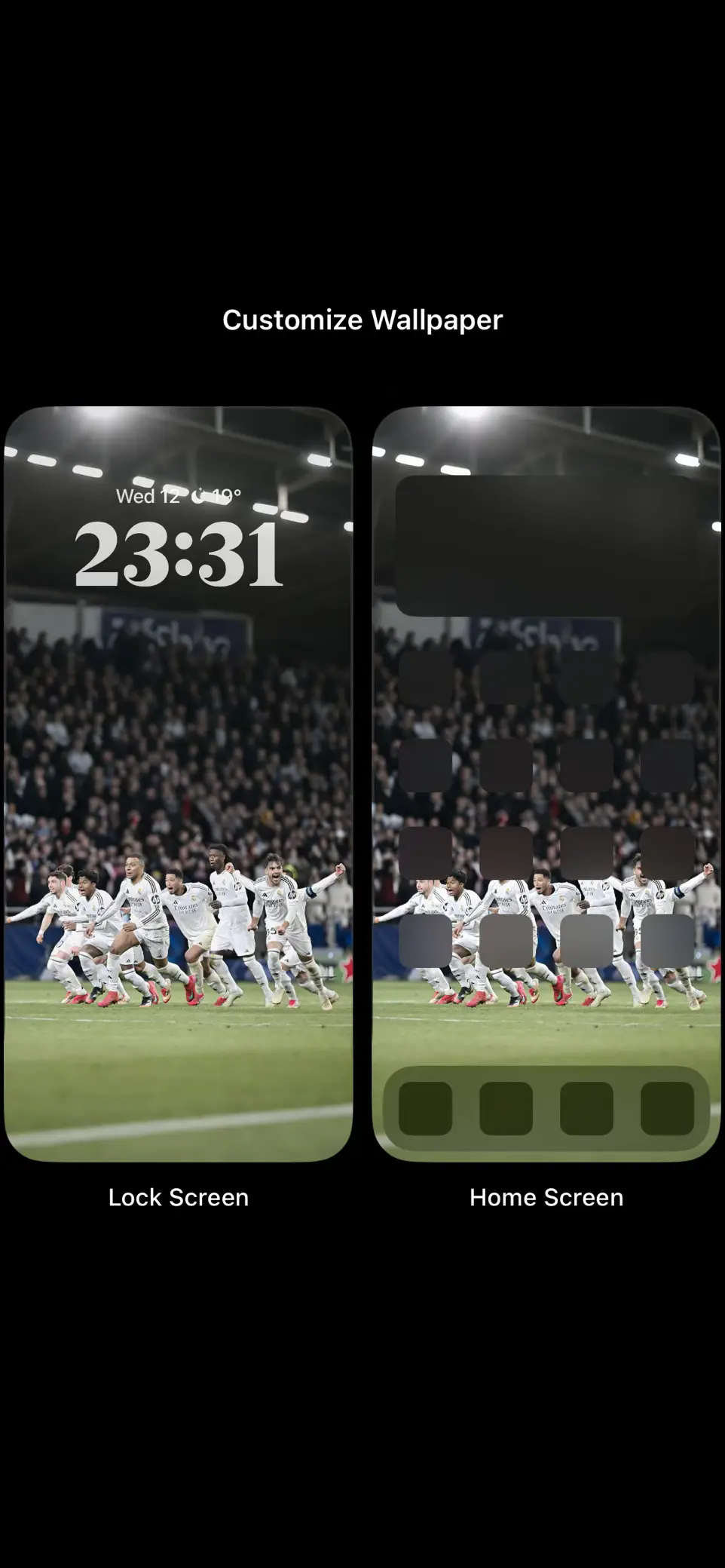 4K Wallpapers | Real Madrid Today 🤍 #realmadrid #wallpaper #championsleague 