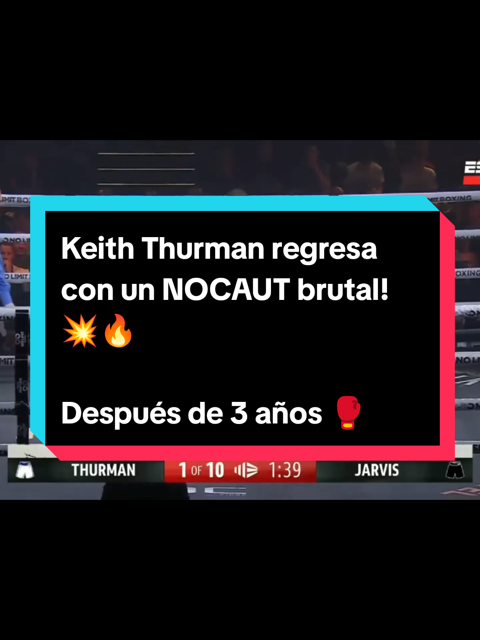 Keith Thurman vs Brock Jarvis  Keith Thurman regresa con un NOCAUT brutal! 💥🔥 Después de 3 años fuera del ring, 