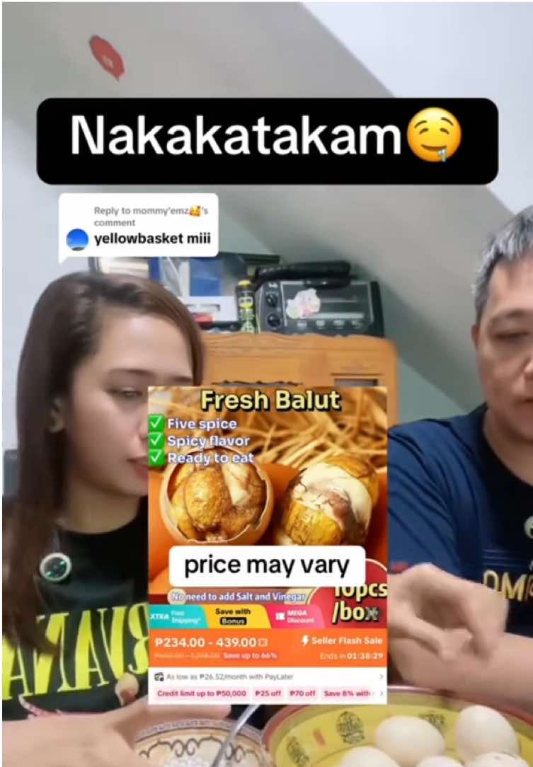 Balut sa tiktok✨ #balutmukbang #baluteggs #eatingbalut 