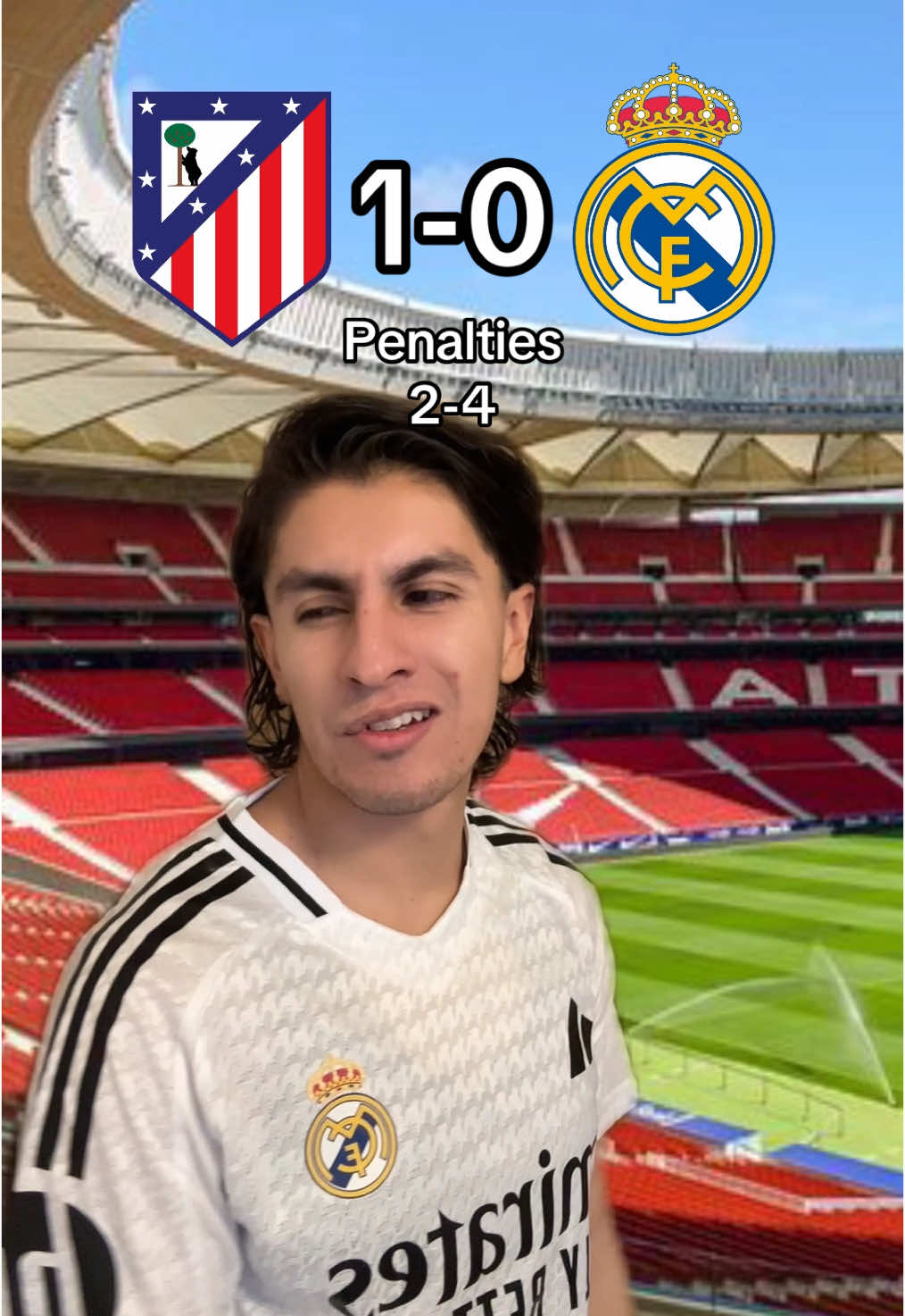 Real Madrid elimate Atletico #championsleague #champions2025 #realmadridfc #drakeandjosh #atleticodemadrid #penaltyshootout #fyp #Soccer #halamadrid 