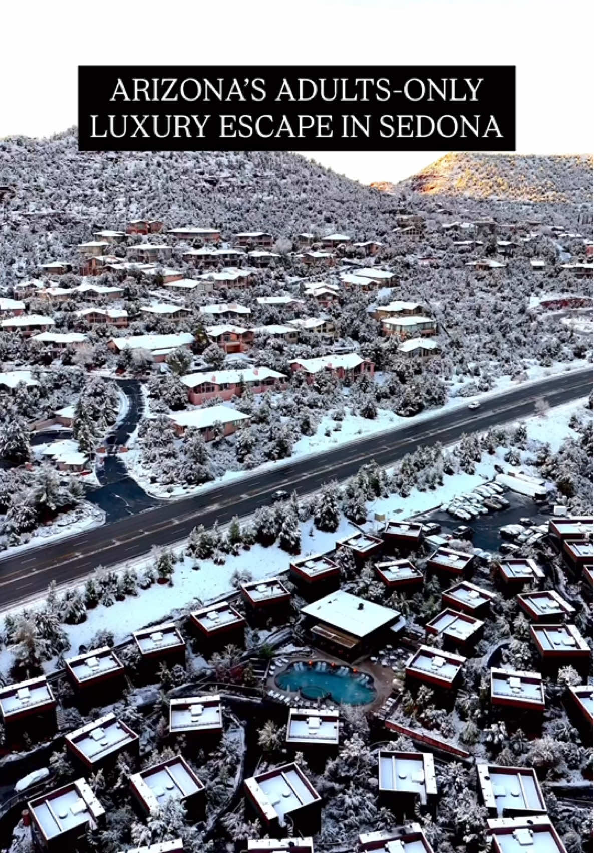 Snowdona 🥰🥹😍❄️ #sedona #arizona #ambientesedona #ambiente 
