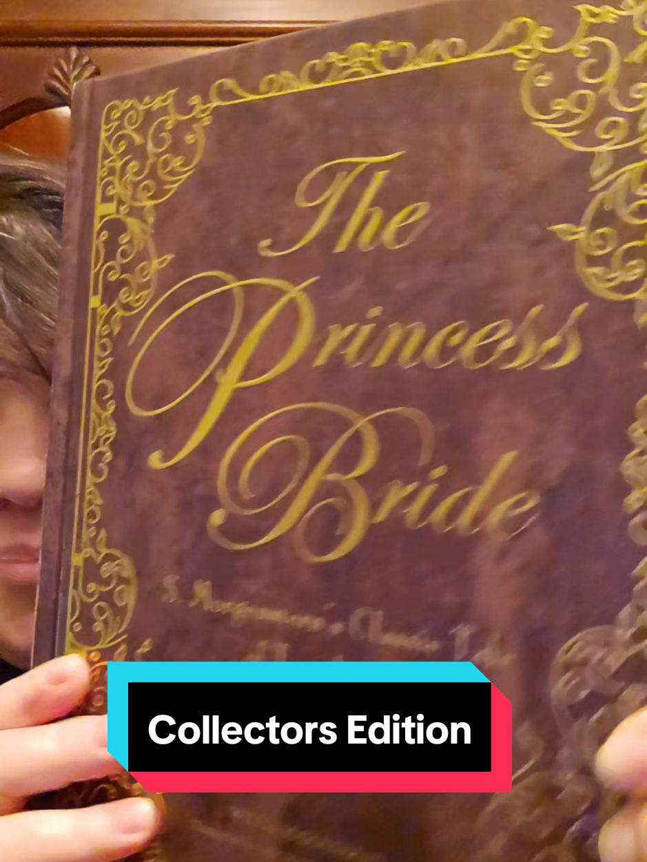 This is the Deluxe Illustrated Edition of The Princess Bride #BookTok #princessbride #books #booktokfyp #collectors #harpercollins #bookish #specialedition #specialeditionbooks #bookshelf #bookrecommendations 