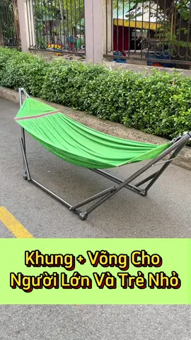 Bộ Khung Võng Xếp Gấp Gọn Mang Đi Đâu Cũng Tiện 👍🥰 #xuhuong #tienich #khungvong #khungvongxepcaocap #võng 