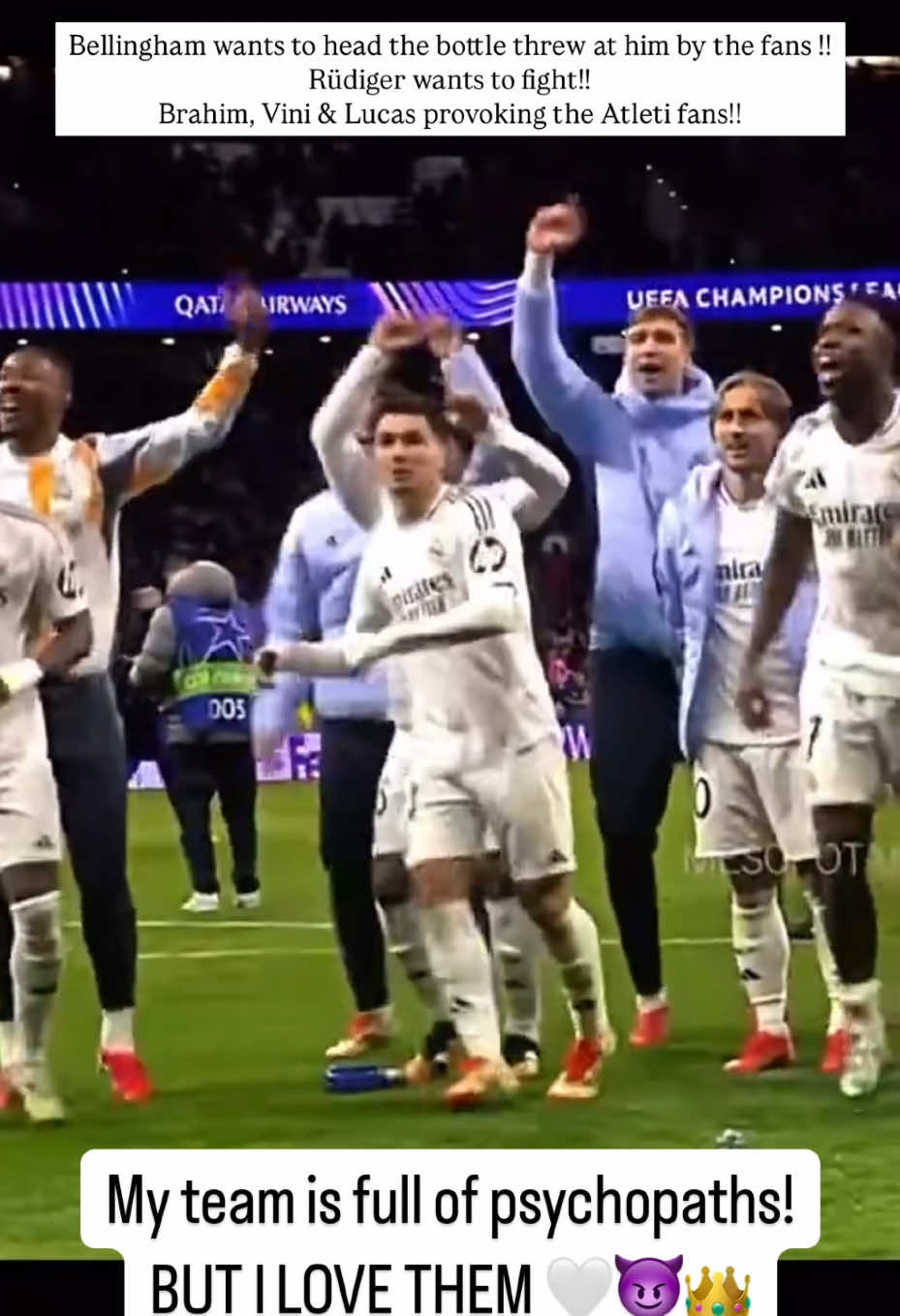 HALA MADRID 😈🤍 _________ #ريال_مدريد #هلا_مدريد #اتلتيكو_مدريد #realmadrid #halamadrid 