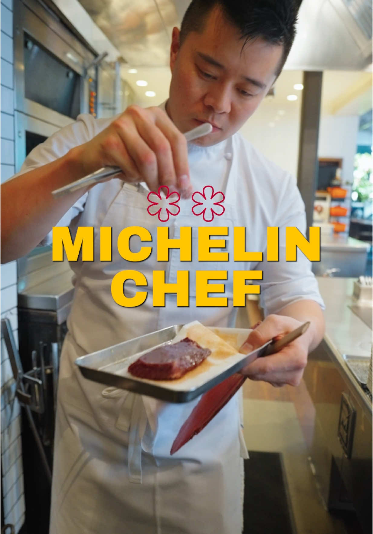 2-star Michelin chef cooks Antelope Heart⭐️⭐️ #michelin #michelinstar 