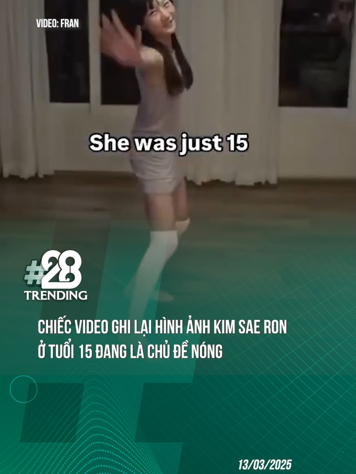 HÌNH ẢNH CÔ ẤY Ở TUỔI 15... #theanh28trending #theanh28 #tiktoknews #tiktokgiaitri