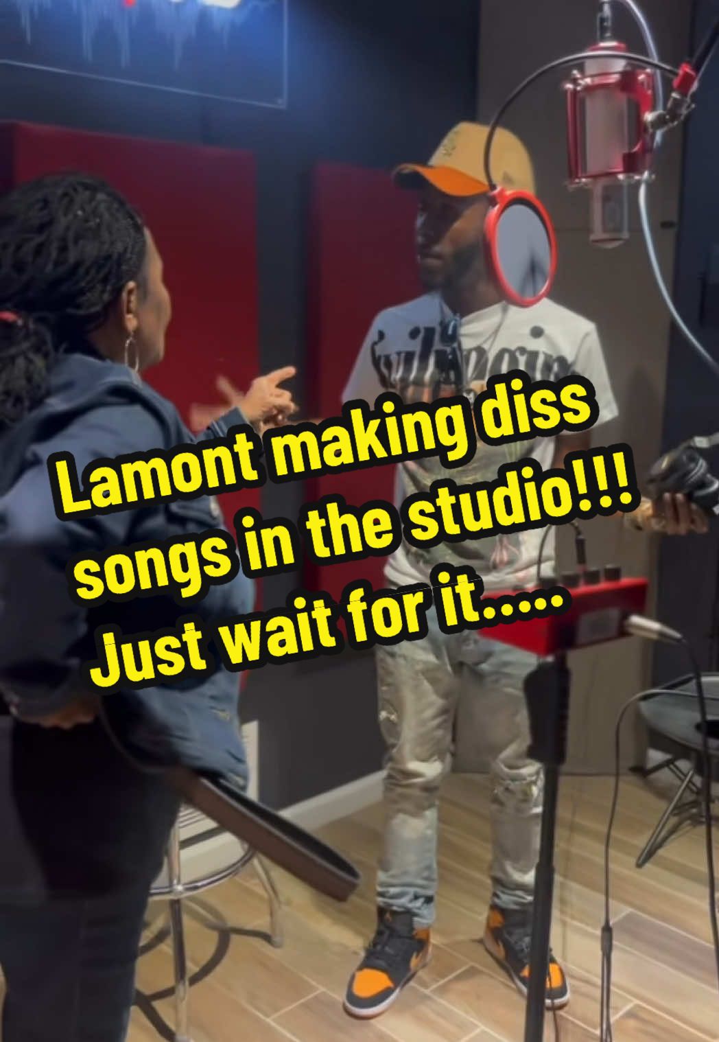 Lamont is in the studio making diss songs!!!!!! Just wait for it…. #trending #viral #fyp 