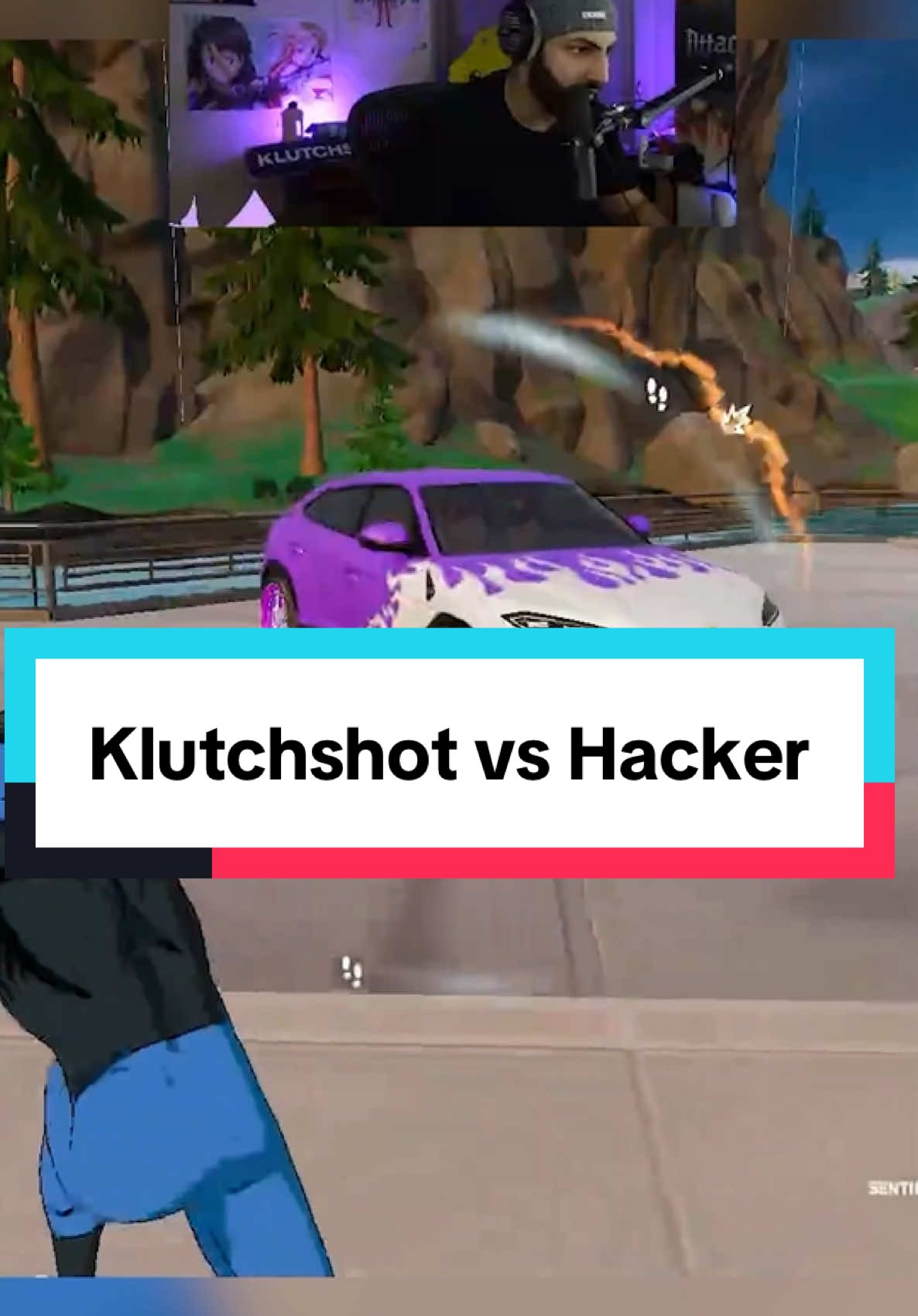 Klutchshot vs Rage Hacker @johtsu @Tacts @moreplants #fortnite #klutchshot 