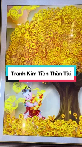 Tranh dán Kim Tiền Thần Tài. Tranh phong thuỷ hút tài lộc, mang lại may mắn cho gia chủ! #trangtrinhacua #nhacuadoisong #tranhdantuong #tranh3d #xuhuong #thinhhanh #tranhphongthuy 