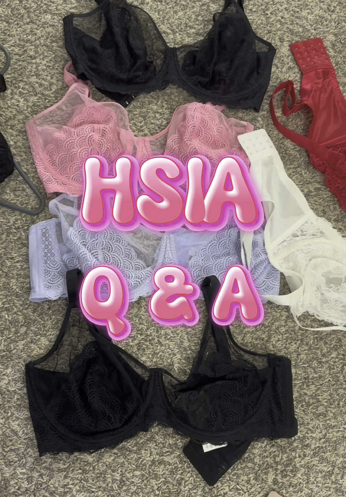 Top questions I get about my @Hsia-Bras collection🥰💕💕 #plussize #plussizebra #hsia #curvygirl #shapewear #lingerie 