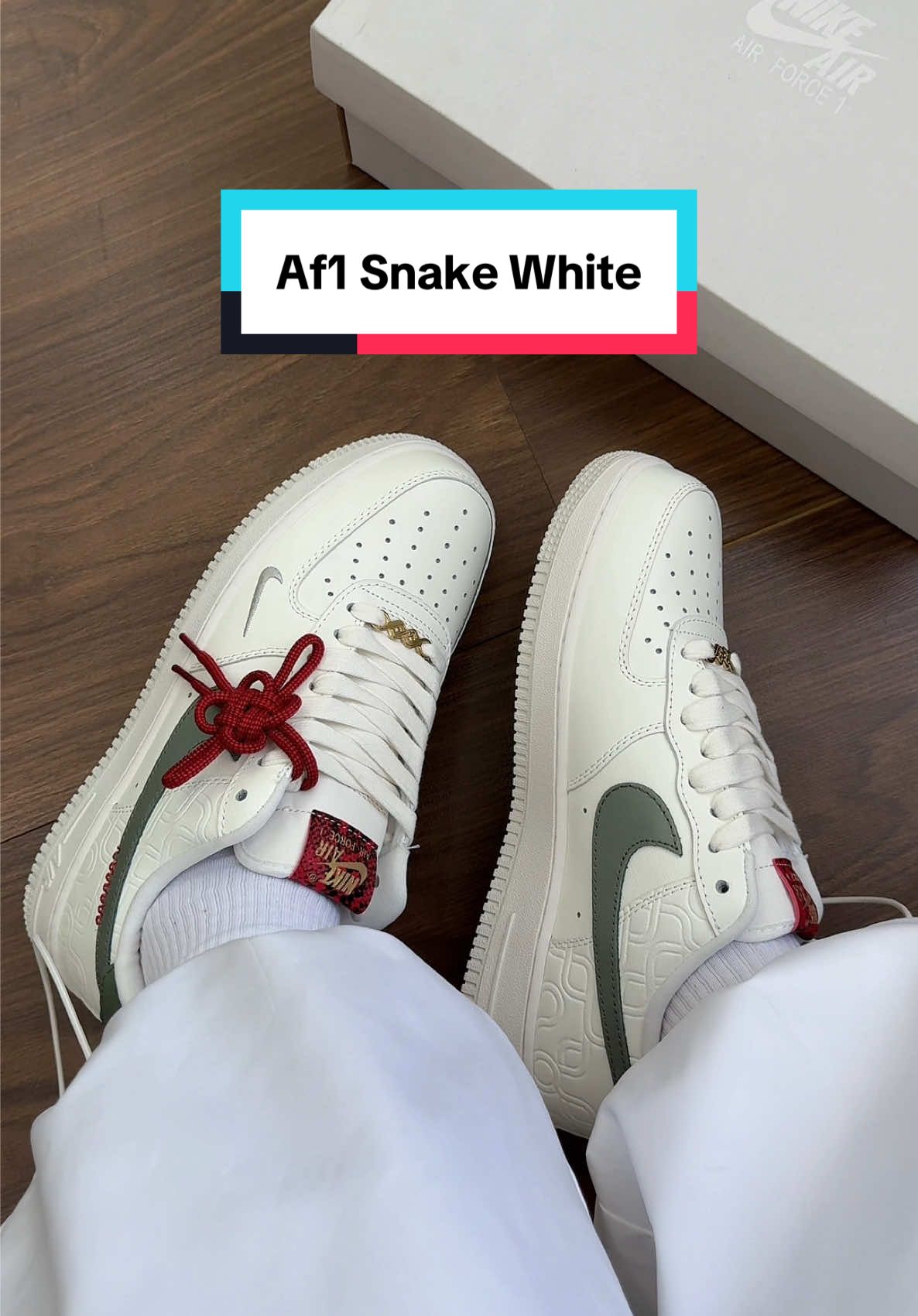 Af1 Snake White #sneakerlagiay #sneakernhatrang #sneakers #xuhuong #trending #fyp #viral 