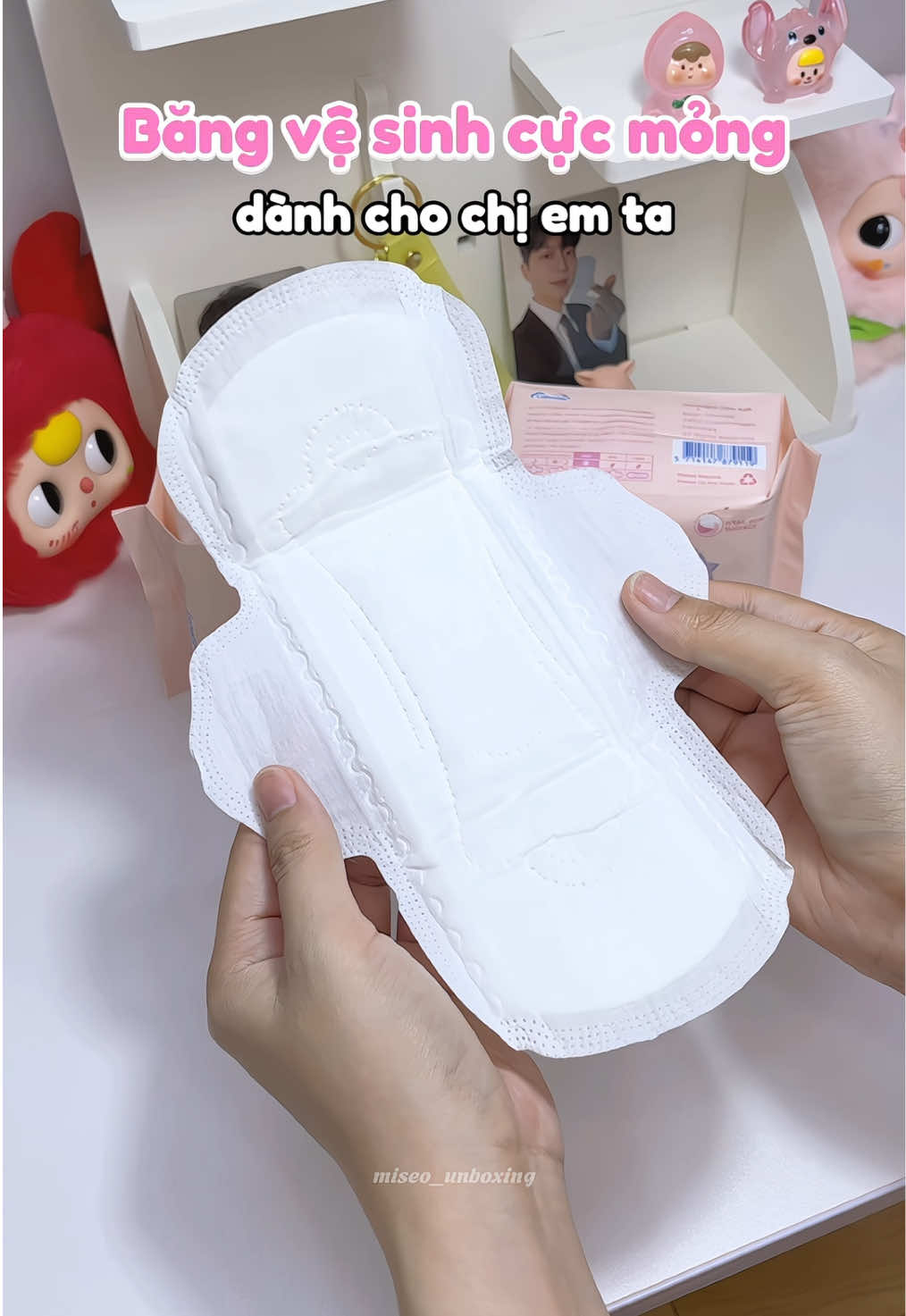 Mỏng dính luôn các bà ạ 🤧 #miseounboxing #cottonday  #cottondayvietnam #reviewbangvesinh #bangvesinh #chamsoccobe  #bangvesinhantoanchocobe 