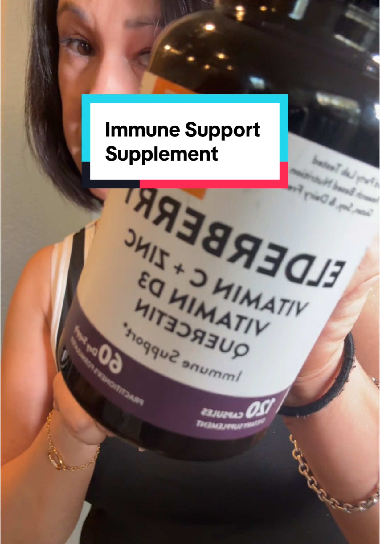 Immune Support: Sandhu's Elderberry Capsules combine 6 premium ingredients: Elderberry, Zinc, Vitamin C, Quercetin, Vitamin D3, and Ginger to boost immune health. • Convenient & Effective: A great alternative to elderberry syrup or gummies, with no aftertaste. • High Potency: Each serving contains 1000mg of elderberry extract for optimal immune support. • Recommended Dosage: Take 2 capsules daily for best results, consistently for at least 3 months. • Value: Provides a 2-month supply, offering better value compared to other brands. • Quality Manufacturing: Made in the USA with globally sourced ingredients, following strict GMP and NSF-certified facility standards. Sandhu's Elderberry, Vitamin C, Zinc, Quercetin & D3 | Immune Support | Healthcare Dietary Supplement Fitness Edible Syrup Bathroom Discover the benefits of Sandhu's Elderberry, a powerful healthcare dietary supplement designed to support your immune health. This supplement includes essential nutrients like Vitamin C, Zinc, Quercetin, and D3, all of which play crucial roles in maintaining a strong immune system. Key Features: • Immune Support: Helps enhance your body's natural defenses against infections and illnesses. • Healthcare Dietary Supplement: A reliable choice for maintaining overall health and wellness. • Fitness Edible Syrup: A convenient way to incorporate these essential nutrients into your diet. • Bathroom-Safe: Suitable for use in the bathroom, making it a practical addition to your daily routine. Elevate your health with Sandhu's Elderberry and enjoy the benefits it brings to your immune system. #immunesupport #immunesupplement #elderberrybenefits #elderberry #sandhus @Sandhus 