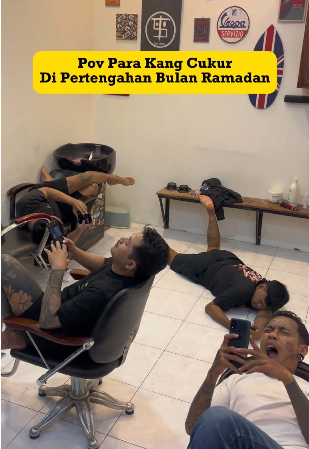 sabar dulu gess, bentar lagi kita ngamuk 😎  #barber #komedi #meme 