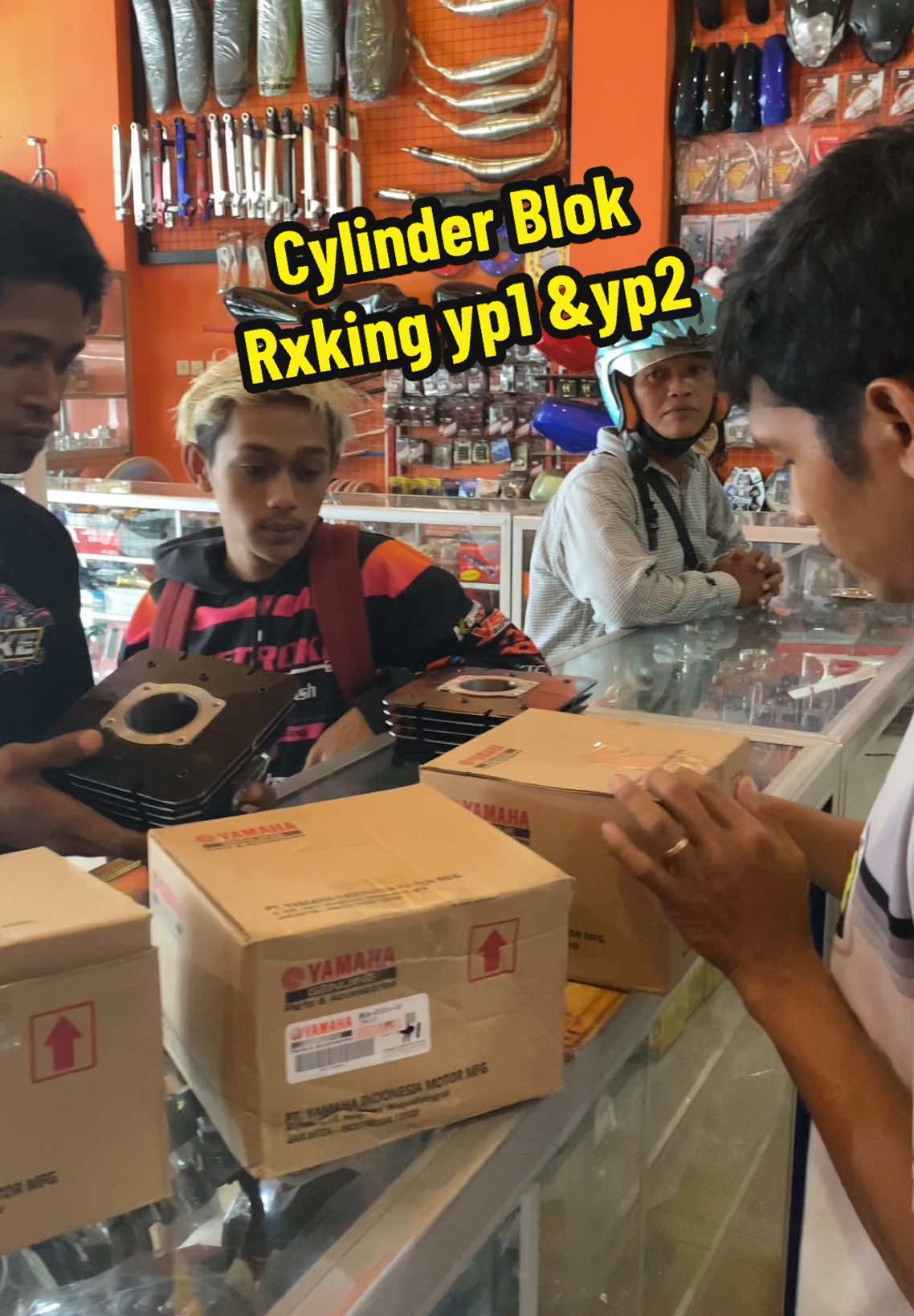 Paket cylinder blok Rxking type yp1 & yp2 + seher set packing original ygp #fyp #fypシ゚ #rxkingstd #2stroke #sperpartmotor #bandarmotorbanyuwangi 