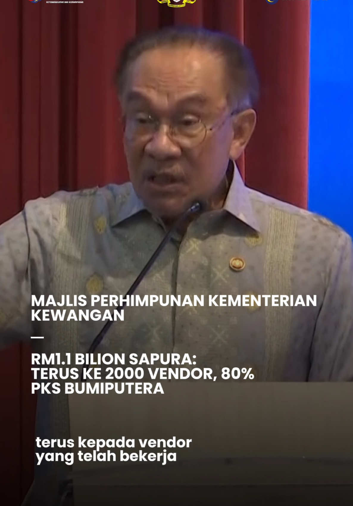 Dalam himpunan Kementerian Kewangan pagi ini, saya jelaskan bahawa suntikan modal berjumlah RM1.1 bilion kepada Sapura Energy adalah untuk pembayaran hutang syarikat itu kepada 2,000 vendor minyak dan gas tempatan yang sekitar 80 peratus adalah syarikat PKS Bumiputera. Suntikan modal ini tidak sama sekali memanfaatkan pemegang saham atau pengurusan Sapura Energy dan ia hanya diluluskan selepas penstrukturan syarikat dilaksana, termasuk melantik pengurusan yang baharu. #MalaysiaMADANI #MADANIBekerja 