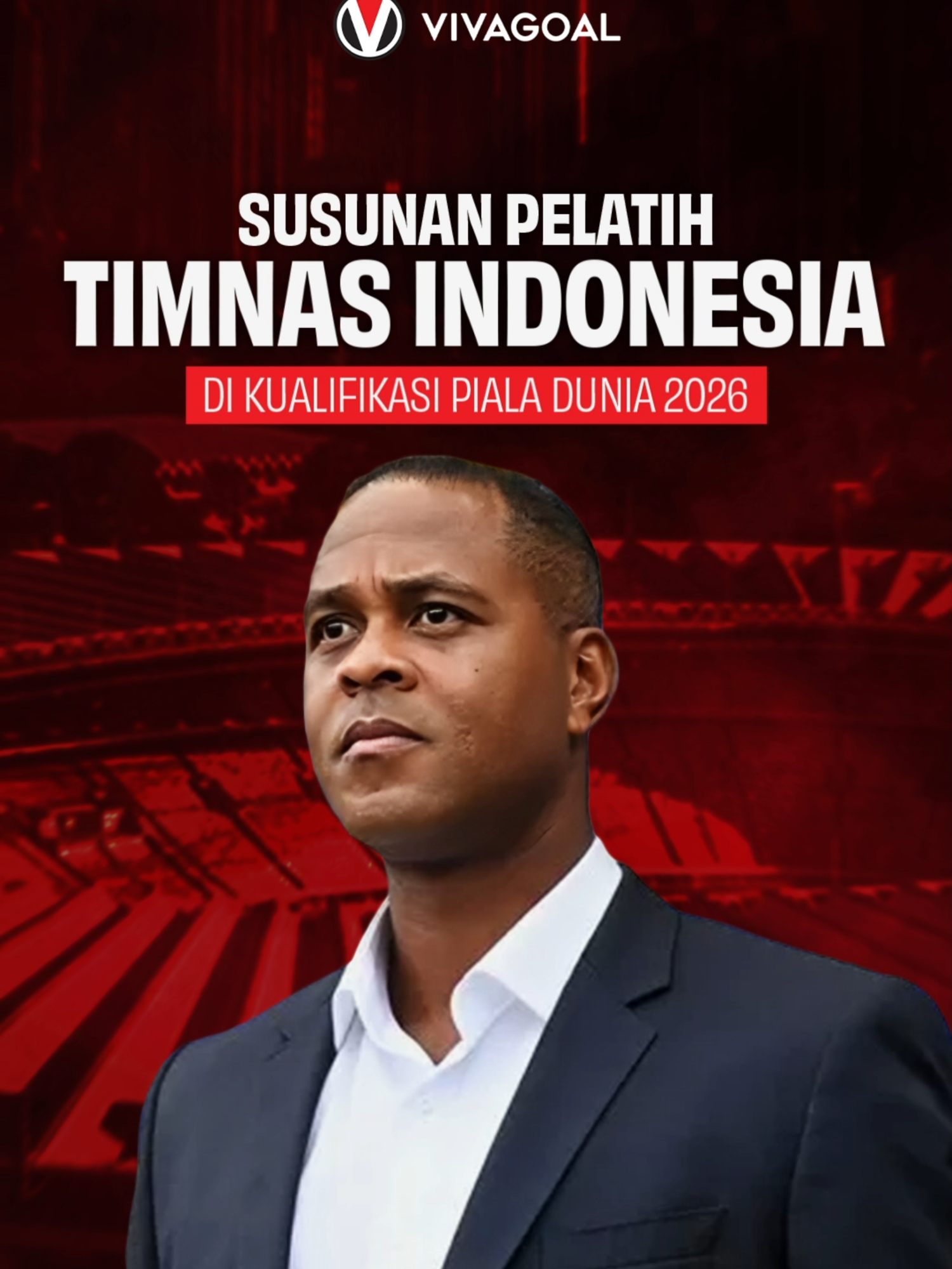 Susunan tim pelatih yang akan membantu Patrick Kluivert membawa Indonesia berlaga di Kualifikasi Kejuaraan Dunia 2026. Kira-kira apakah dengan susunan tim pelatih yang mentereng ini mampu membawa Garuda tampil di Piala Dunia, Vivamania?🙌🏻 #timnasindonesia #vivagoal #jakarta #Timnas #timnasday #pssi #patrickkluivert