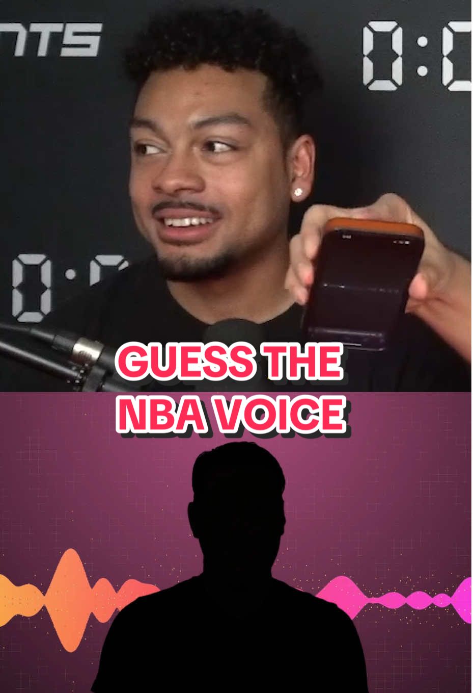 Did you get all 3 voices? 😂 #NBA #basketball #hoops 