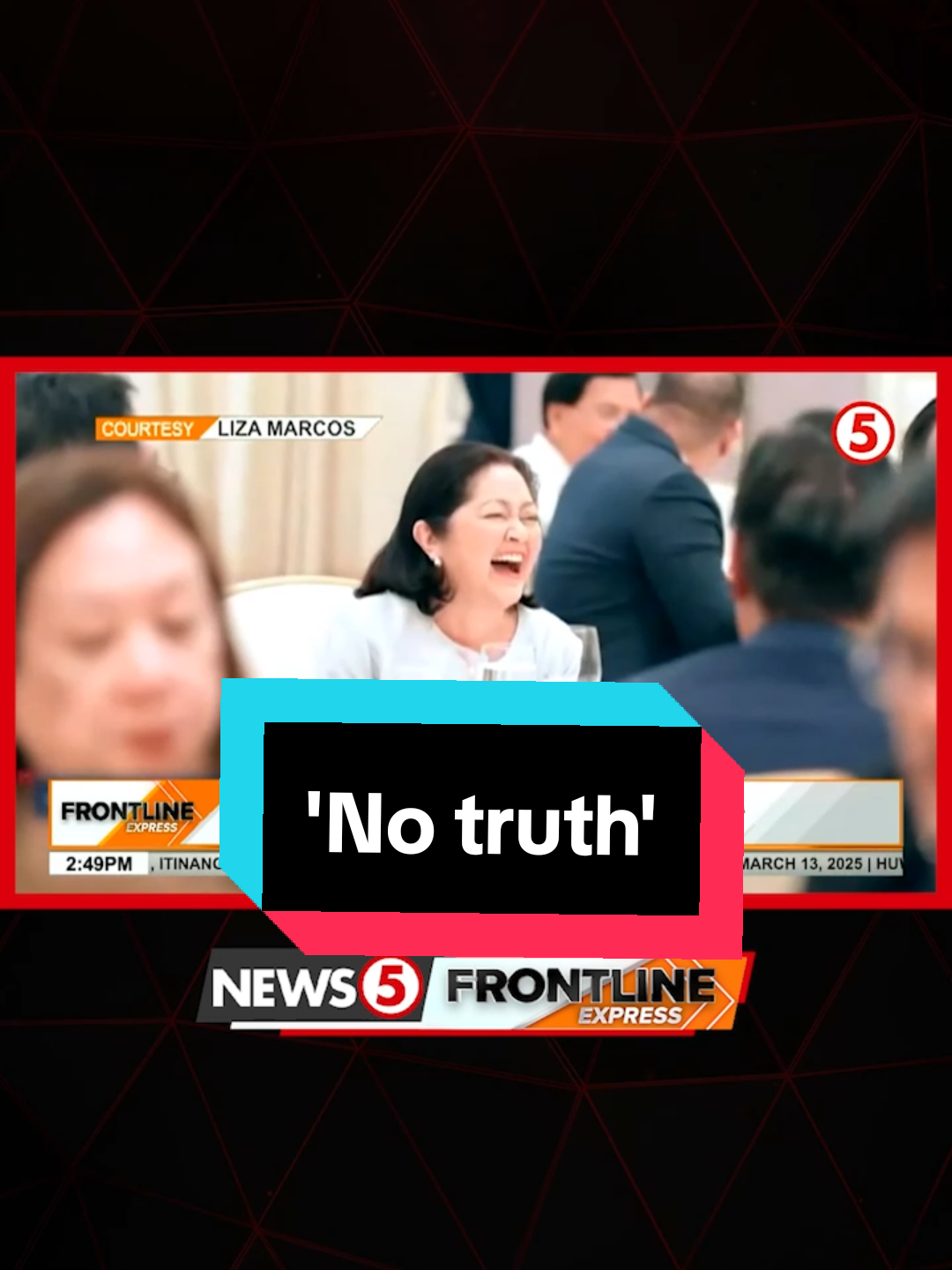 Pinabulaanan ng Malacañang ang bali-balitang idinetene ng mga awtoridad sa Amerika si First Lady Liza Araneta-Marcos. #News5 #FrontlineExpress #BreakingNewsPH