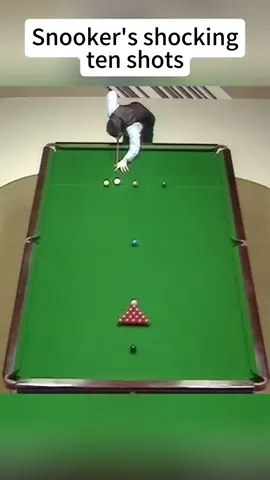 Snooker’s shocking ten shots#fyp #snooker #osullivan #sports #snookerplayer #snookerlover #snookertime #foru 