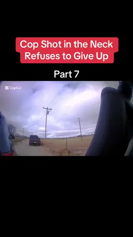 Cop Shot in the Neck Refuses to Give Up #tiktok #trending #fyp #foryou #fypシ #foryoupage #duet #capcut #parati #viral #viralvideo #greenscreen #pourtoi 