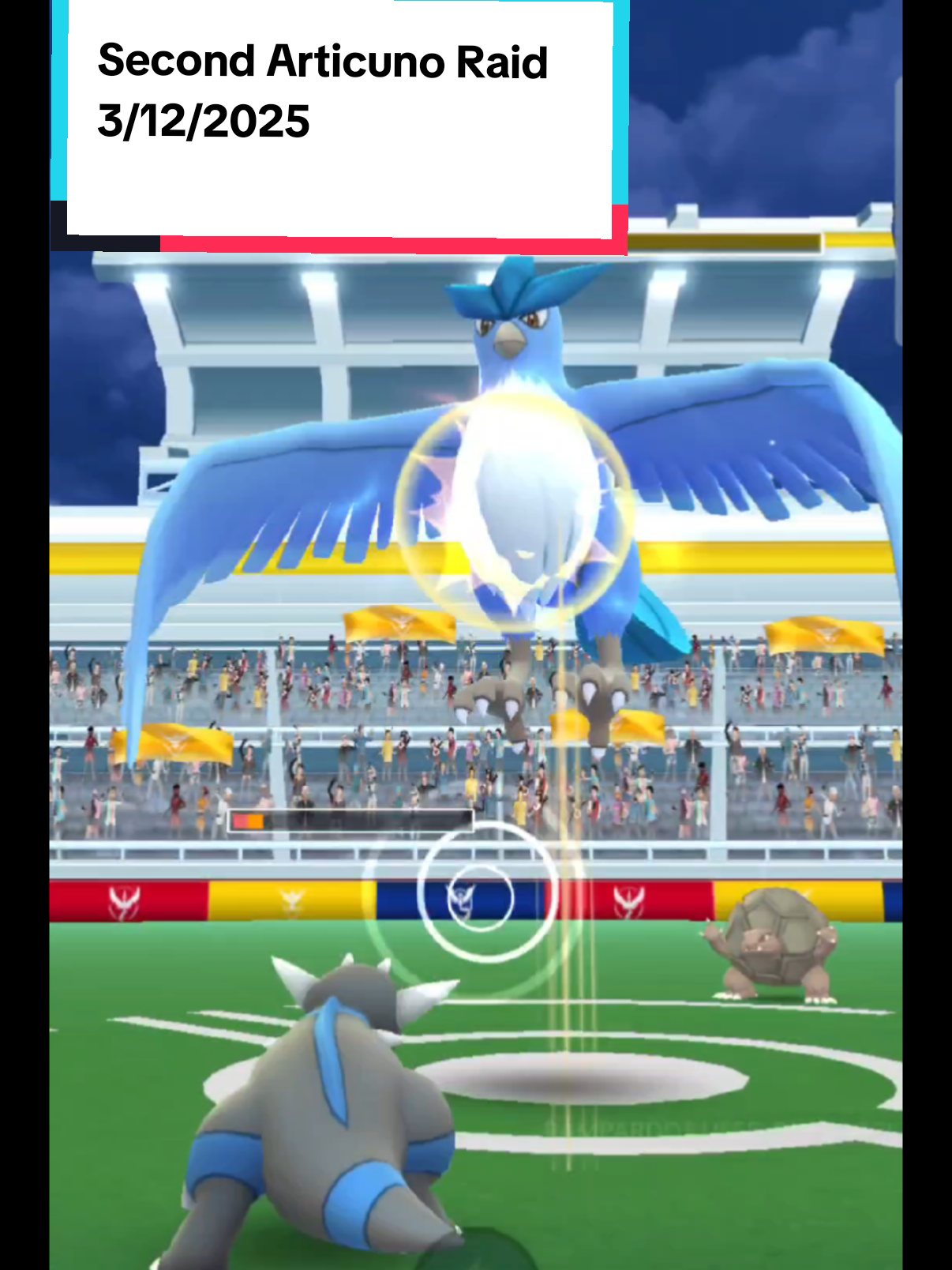 Pokemon Go Articuno Raid Edit #fyp #pokemonfyp #pokemongoraids #pokemongoedit #editvideo #followme #massfollow 