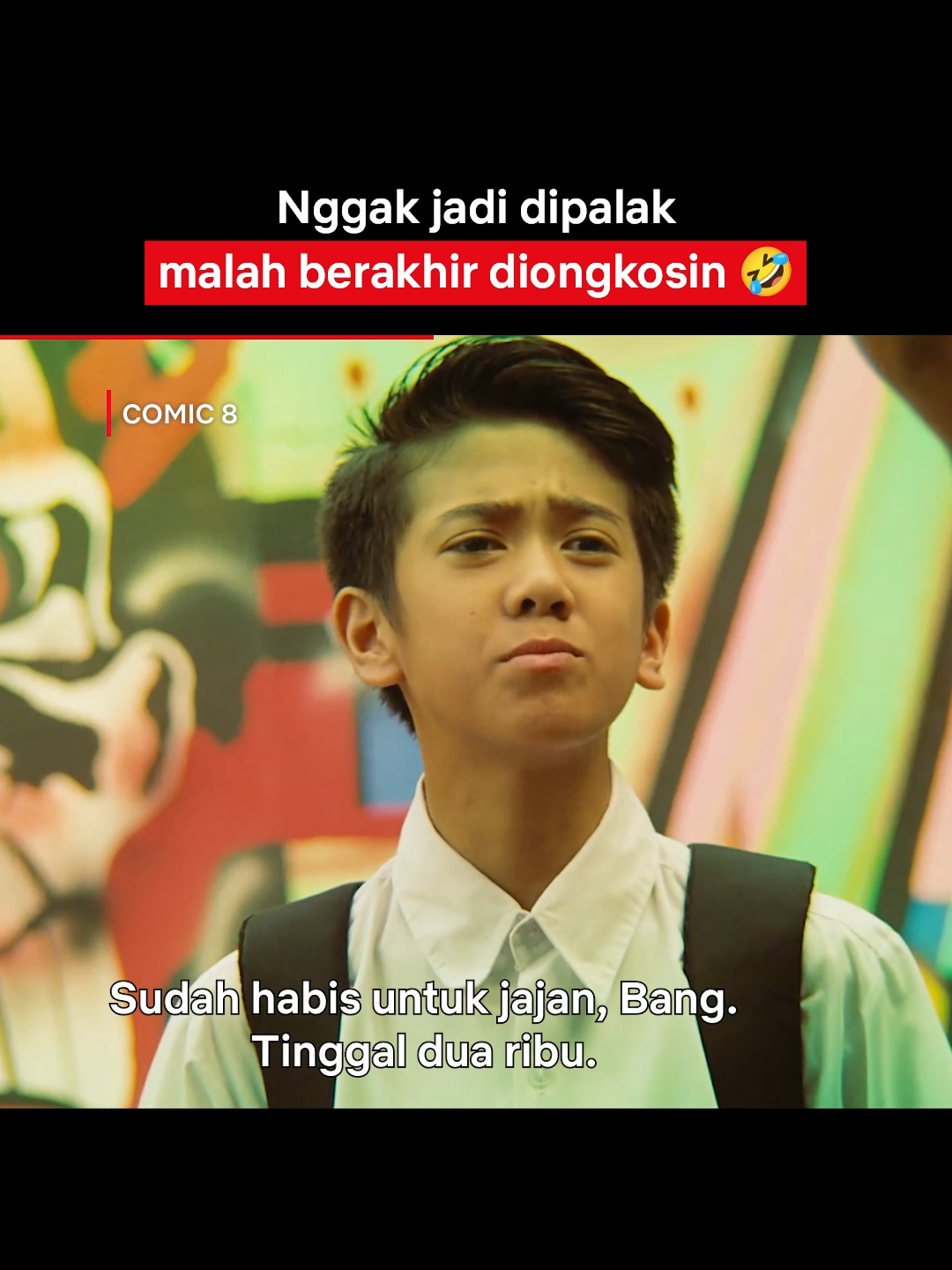 Preman sesangar itu diakal-akalin sama bocil.  #Netflix #Comic8 #IqbaalRamadhan #FicoFachriza