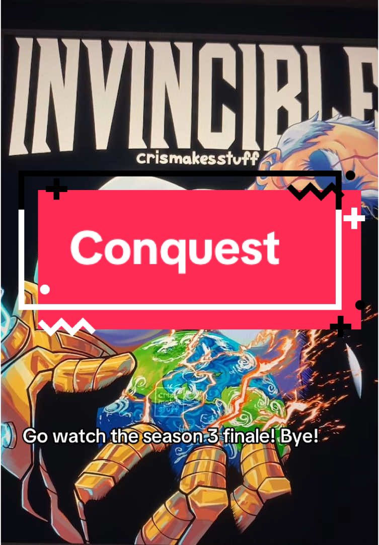 World breaker. 🌎 What did u guys think of the finale bc that was PEAK  #invincible #invincibleamazonprime #fyp #foryou #artistsoftiktok #digitalart #xybca #fypシ #conquestinvincible #markgrayson #invincibleseason3 #fyppppppppppppppppppppppp 