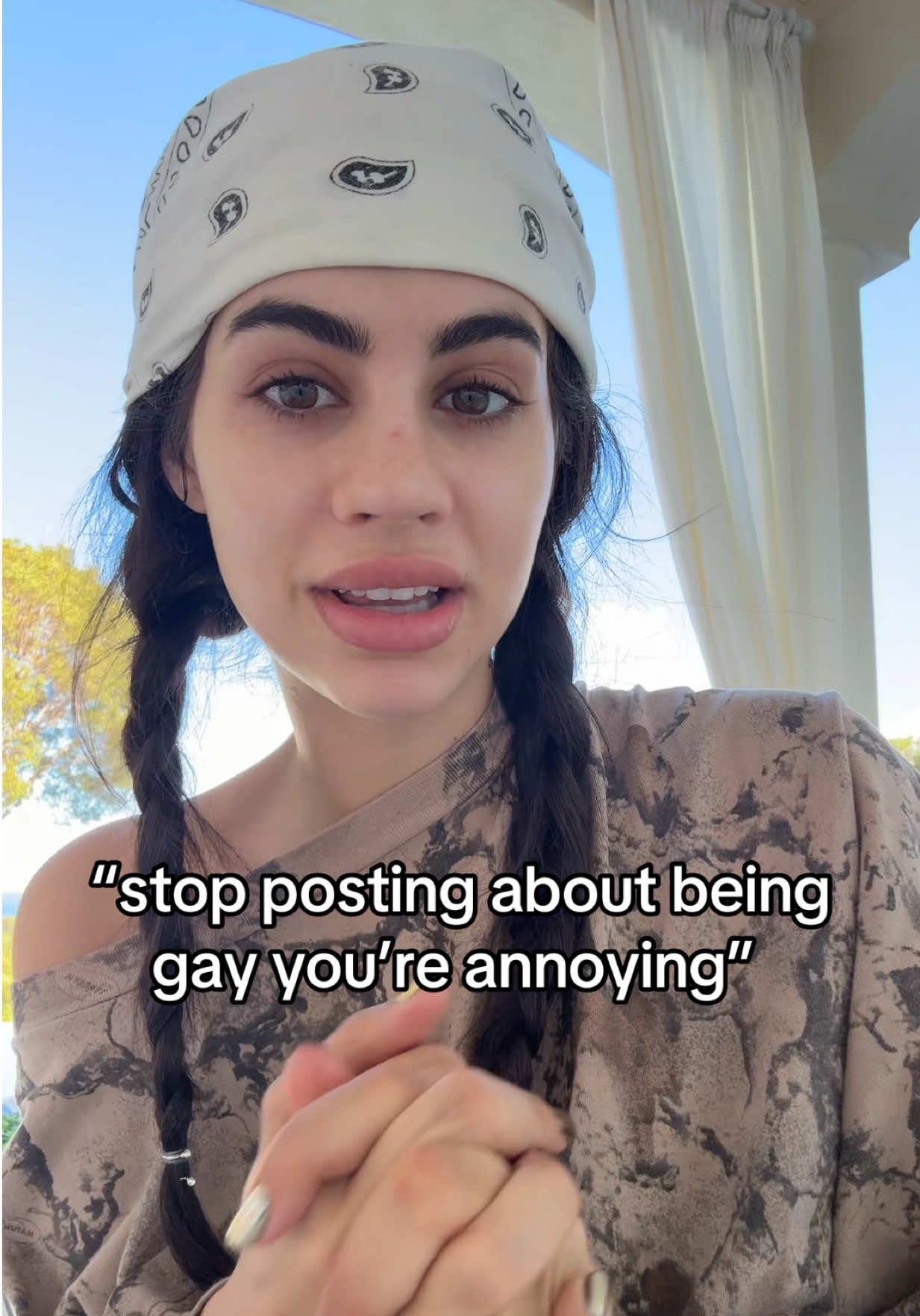 one more thing: ‘gay’ is the word people used as an insult when I was younger. so now every time I say it- it feels like I’m taking my power back🩷 #wlw #lesbiansoftiktok #lgbtq🏳️‍🌈 #queer #madibwebb #controversy 