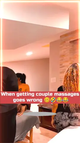 When getting couple massages goes wrong 🥴🤣😂😂  #usa🇺🇸 #funny #massage #comedy #laugh #joker #funnyskits 