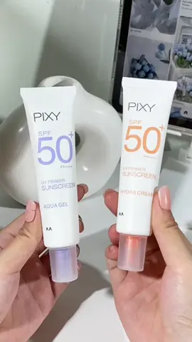 FIXX ini beneran sunscreen yang seringan primer!! kalian harus cobain sendiri sihh  #pixyprimersunscreen #pixy #sunscreen 