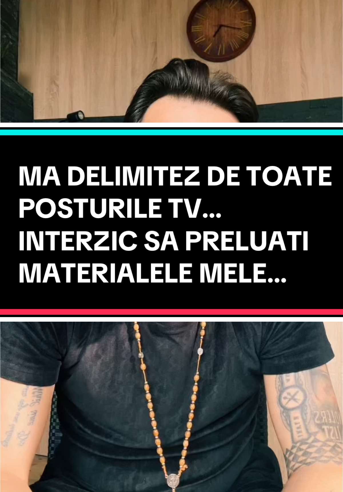 Ma delimitez de toate posturile  TV… Nu imi mai preluati materialele…#romania 