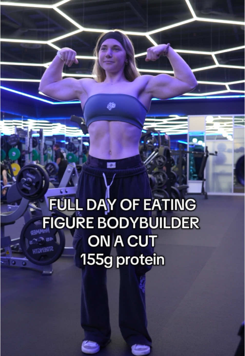 TRAINING DAY FULL DAY OF EATS TO KEEP MUSCLE WHILE CUTTING #gymgirl #diet #cut #caloriedeficit #GymTok #gymgirls #bodybuilder #protein @Darc Sport 