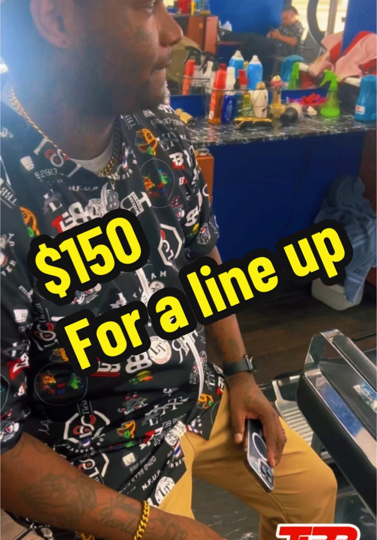 $150 for a Line up 😳😱🤯💨@Justin Boykin #fyp #teambarberboy #barber #barbershop #barbertok 