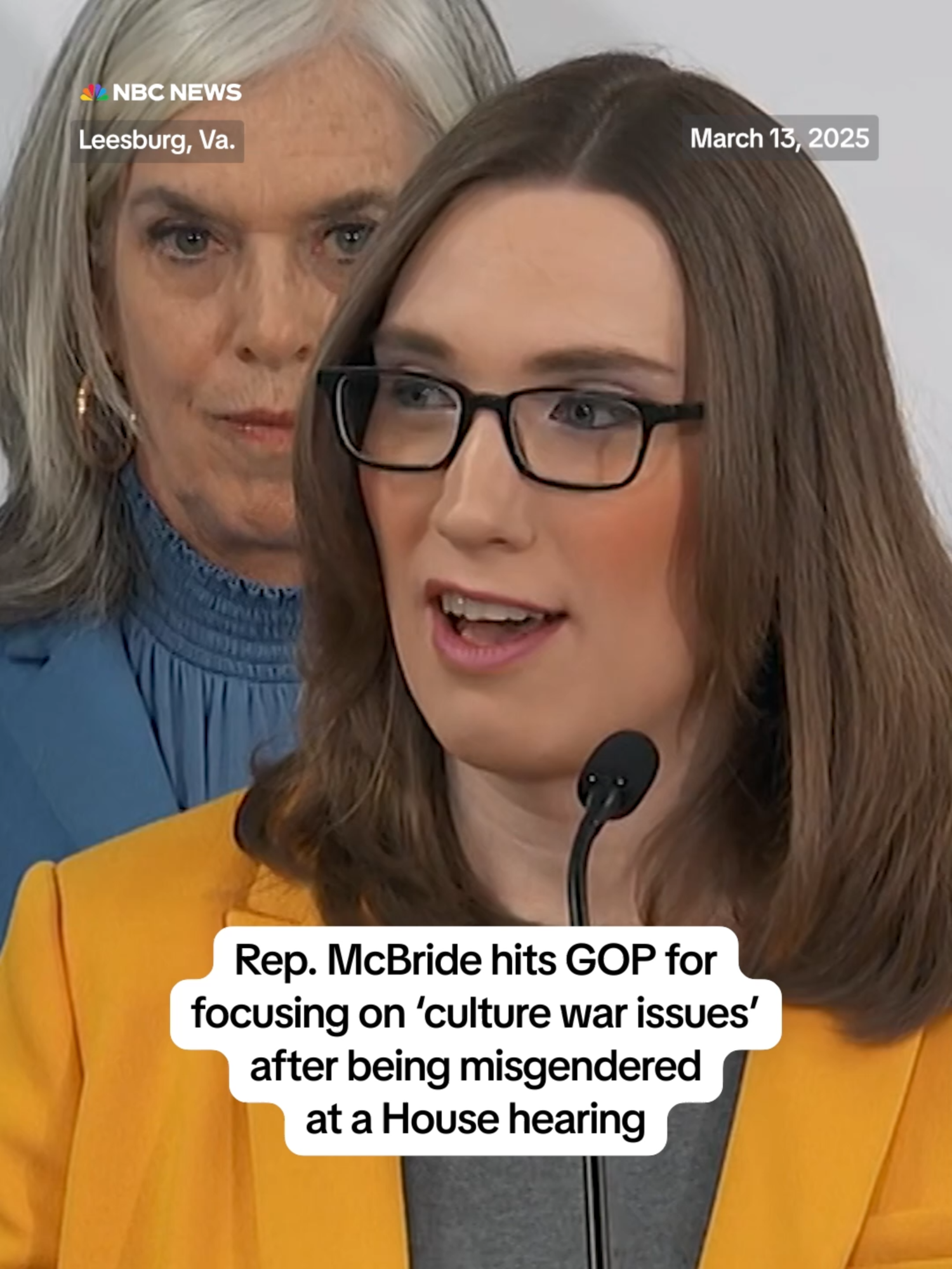 Delaware Rep. #SarahMcBride, the first openly #transgender member of Congress, said it seems she lives “rent free” in the minds of Republicans.