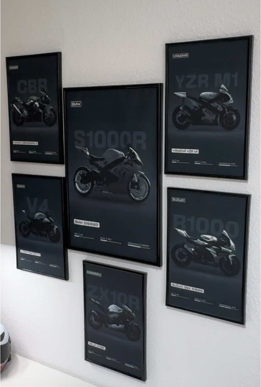 El mejor regalo para un amante de las motos 🏍️❤️‍🔥, no te lo pienses dos veces #moto #giftidea #deco #motorcycle #bikelife #motolovers  Posters de motos  Moto decor Decoración de moto 