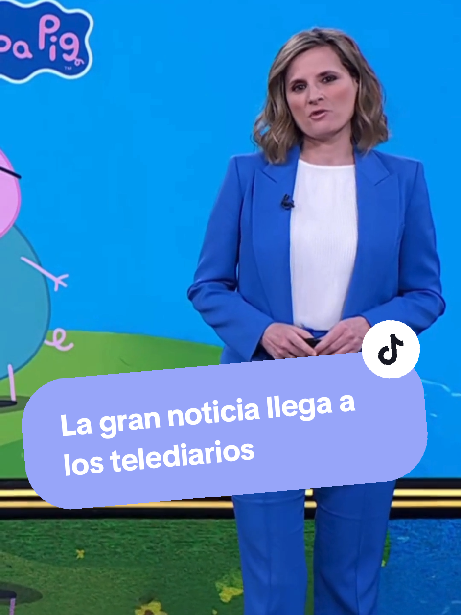 ¡La gran noticia ya ha llegado a los telediarios! 💥 #peppapig #embarazada #clantv #peppapigmemes #noticias   #parati #viral 