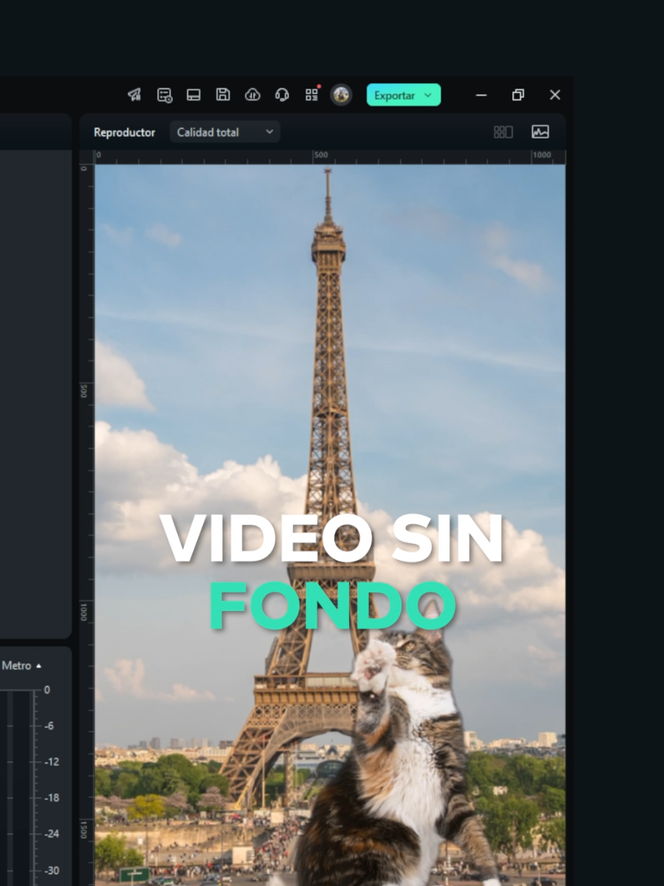Exportar Clips con Fondo Transparente en Filmora es posible! Sigue estos pasos: 🔸Selecciona Exportar y en ajustes elige el formato GoPro Cineform y activa Exportar Canal Alfa. Comenta Hacks si quieres más trucos de edición en Filmora #hacks #tipsfilmora #ediciondevideo #editarvideos #editordevideo #Filmora #WondershareFilmora 