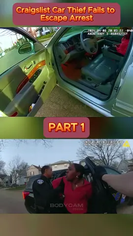 Craigslist Car Thief Fails to Escape Arrest - Part 1 #cops #copsoftiktok #copsontiktok #copstiktok #police #chase #copschase #foryou #fyp #usa 