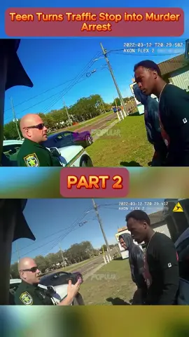 Teen Turns Traffic Stop into Murder Arrest - Part 2 #cops #copsoftiktok #copsontiktok #copstiktok #police #chase #copschase #foryou #fyp #usa