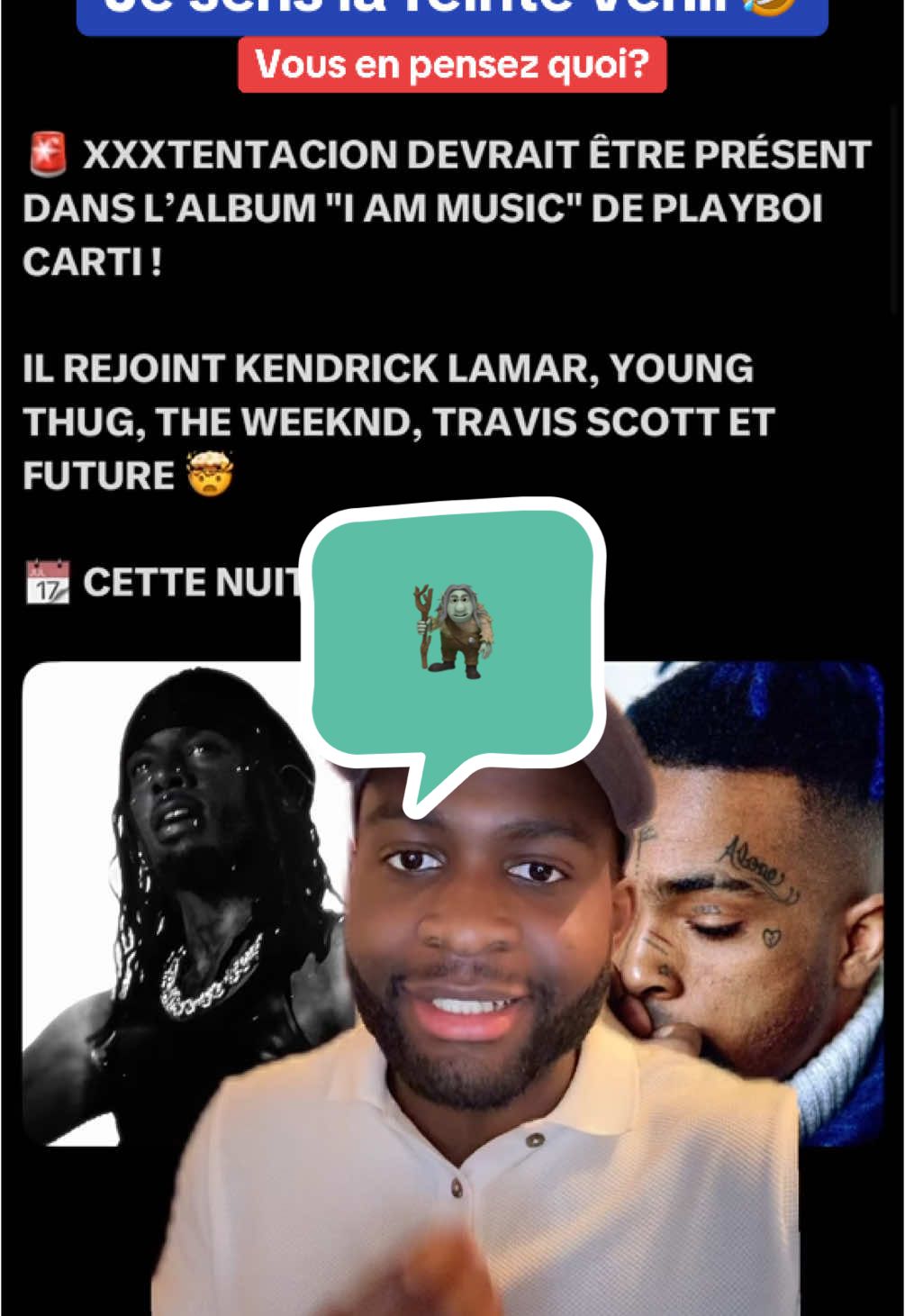 Ce vampire peut créer quelque chose de mauvais belek xxxtentation c’est une IA👀 #playboycarti #rap #rapus #us #music #musique #devinelapersonne 